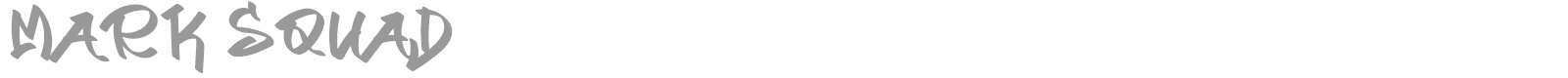Mark Squad font preview
